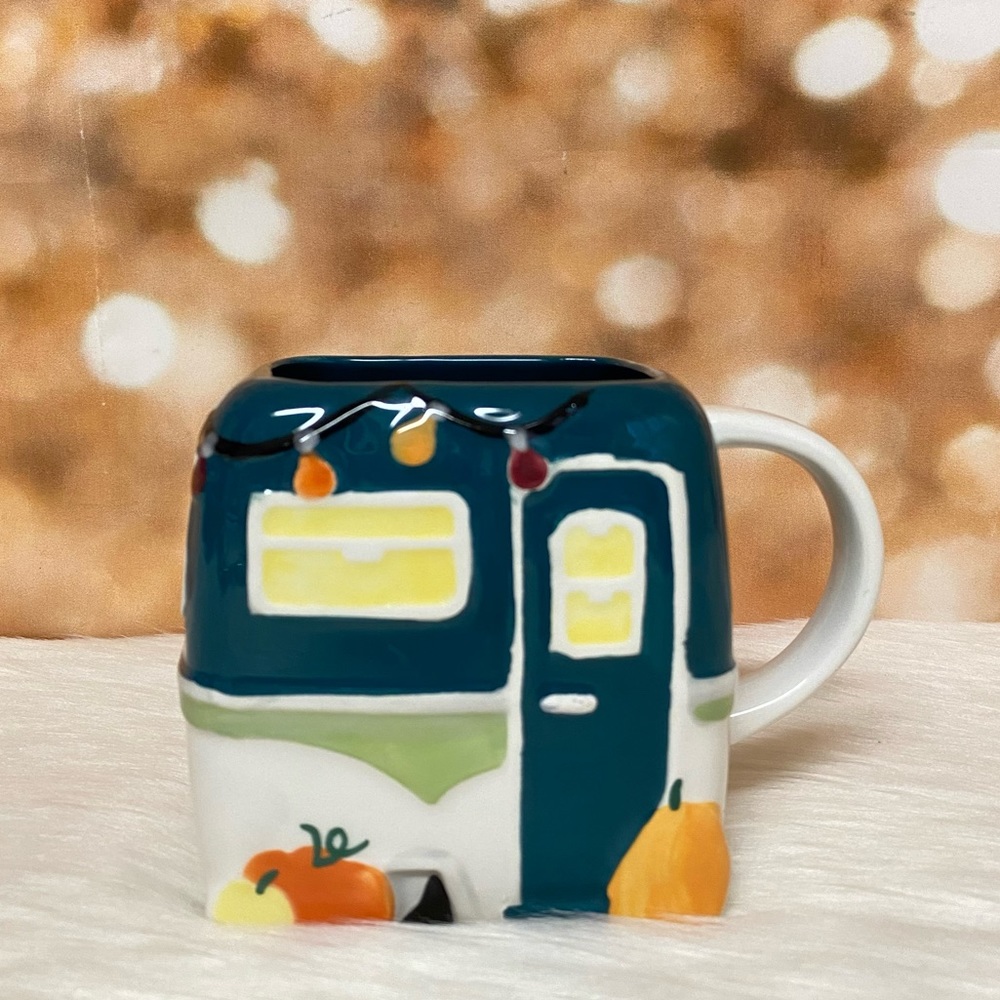 TAG Home Design Vintage Aqua Camper Trailer Coffee Mug - Perfect for Campers